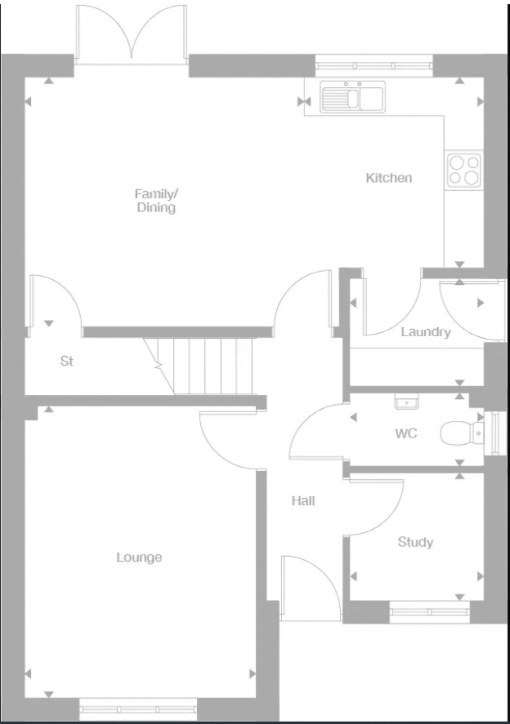 Floorplan for Lunts Heath Road, Widnes, Cheshire