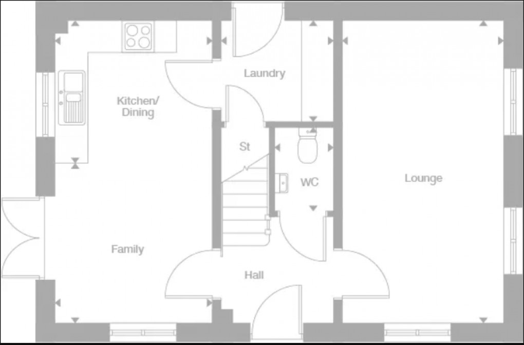 Floorplan for Lunts Heath Road, Widnes, Cheshire