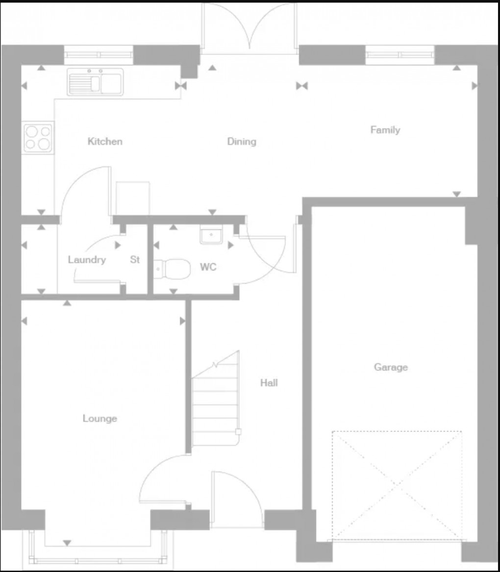 Floorplan for Lunts Heath Road, Widnes, Cheshire