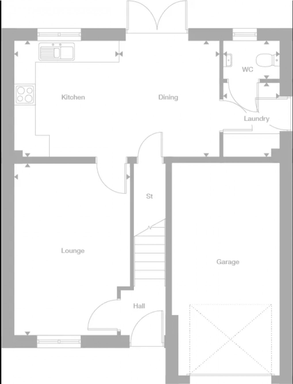 Floorplan for Lunts Heath Road, Widnes, Cheshire