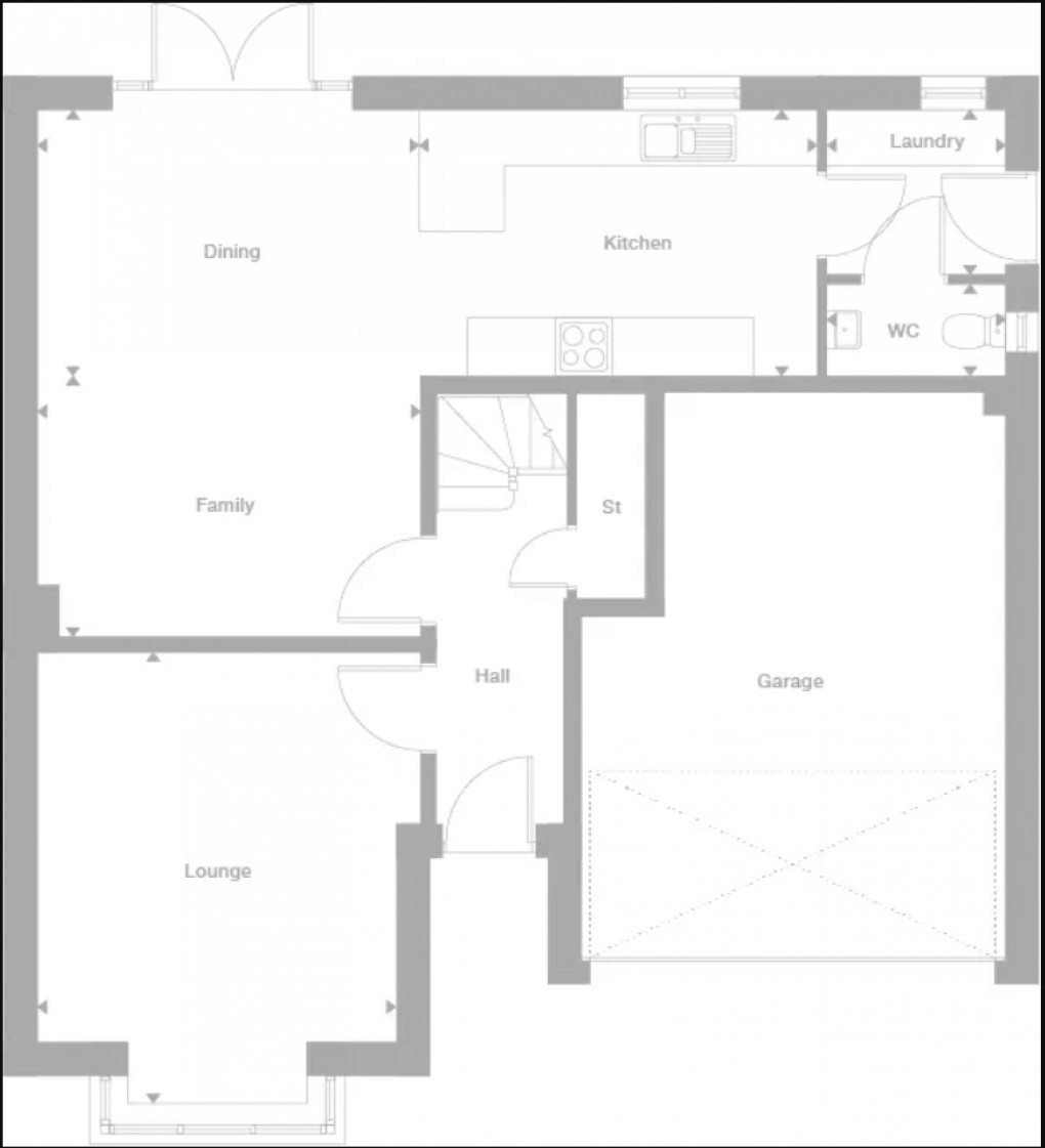 Floorplan for Lunts Heath Road, Widnes, Cheshire