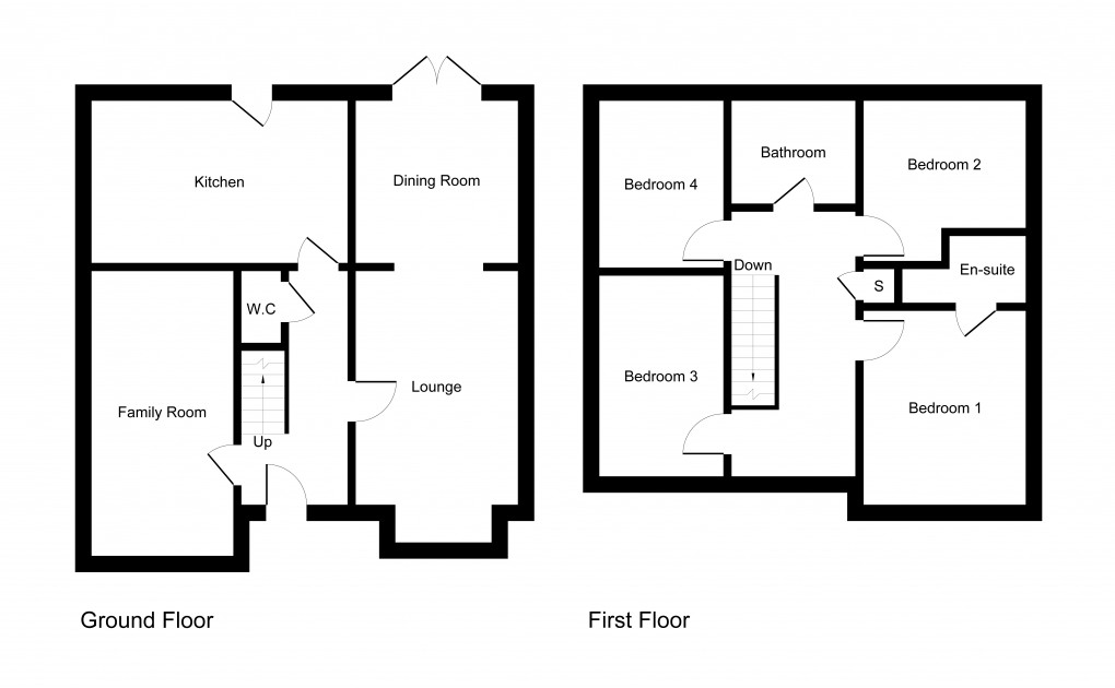 Floorplan for Holkham Close, Widnes, Cheshire