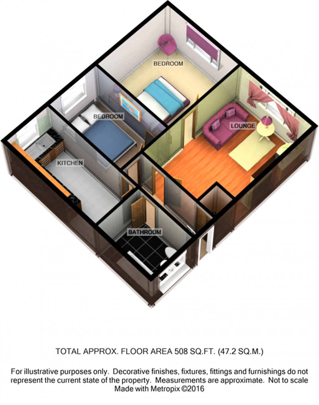 Floorplan for Birchfield Road, WIDNES, Cheshire